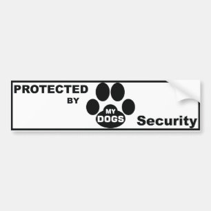 Adesivo Para Carro Protected by MY DOGS