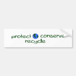 Adesivo Para Carro Proteja conservam o reciclar
