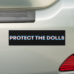 Adesivo Para Carro Proteja os Dolls LGBTQ Trans Ally