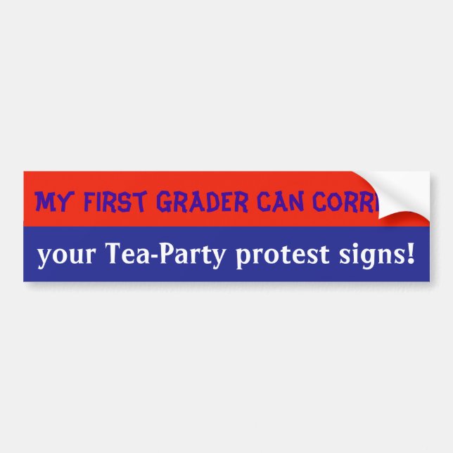 Adesivo Para Carro protetor contra o Tea Party (Frente)