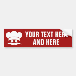 Adesivo Para Carro protetor personalizado CHEF
