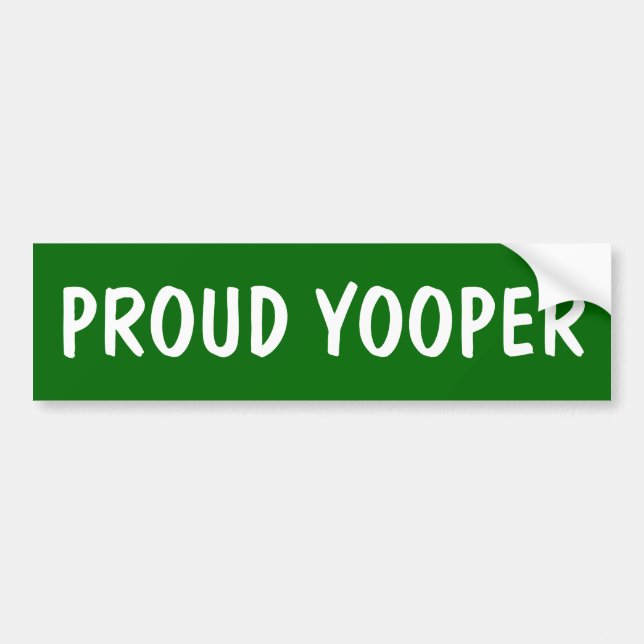 Adesivo Para Carro Proud Yooper (Frente)