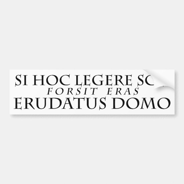 Adesivo Para Carro Provavelmente Homeschooled (Frente)