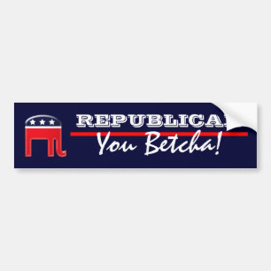 Adesivo Para Carro Provérbio patriótico do Partido Republicano