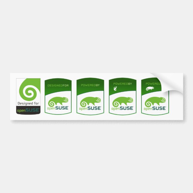 Adesivo Para Carro psto por etiquetas do opensuse (Frente)