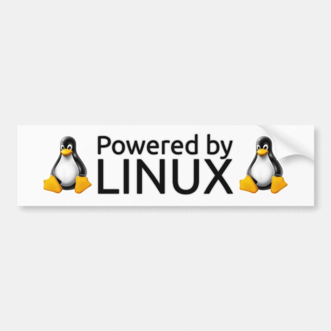 Adesivo Para Carro Psto por Linux (Frente)
