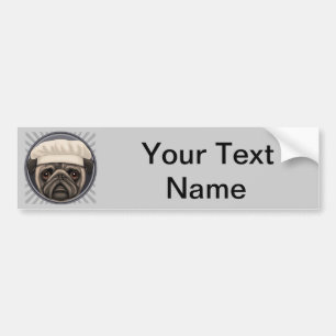 Adesivo Para Carro Pug Chef