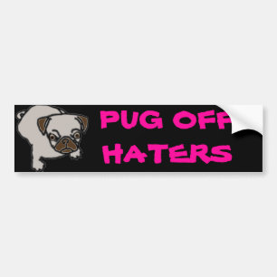 ADESIVO PARA CARRO PUG FORA DOS ABORRECEDORES