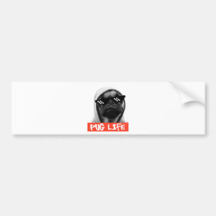Adesivo Para Carro Pug Life