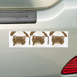 Adesivo Para Carro Puggy personalizado com charuto