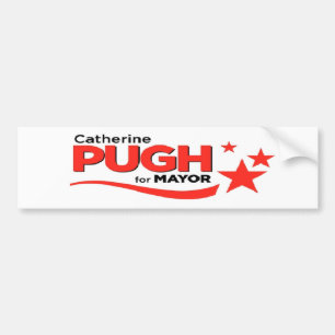 Adesivo Para Carro Pugh para o Mayor autocolante no vidro traseiro