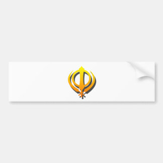 Adesivo Para Carro Punjabi do Sikhism de Khanda Khalsa do sikh