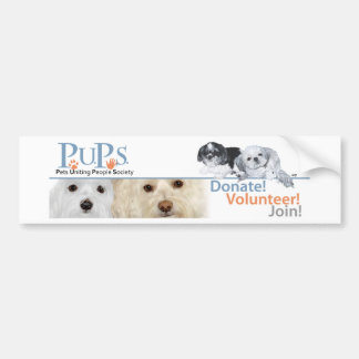 Adesivo Para Carro PUPs Logo Merchandise with Shih Tzu