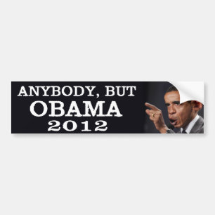 Adesivo Para Carro Qualquer um, mas Obama 2012