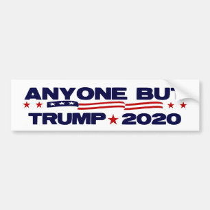 Adesivo Para Carro Qualquer um, menos Trump 2020