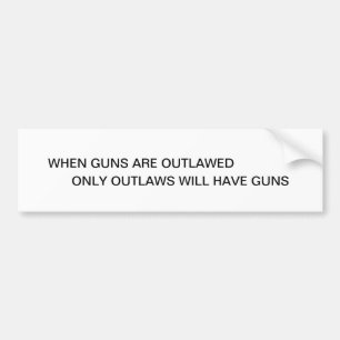 ADESIVO PARA CARRO QUANDO AS ARMAS OUTLAWED