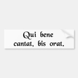 Adesivo Para Carro Que canta bem, prays duas vezes