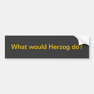 Adesivo Para Carro Que Herzog faria?