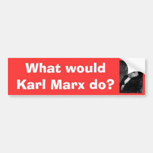 Adesivo Para Carro Que Karl Marx faria? autocolante no vidro traseiro