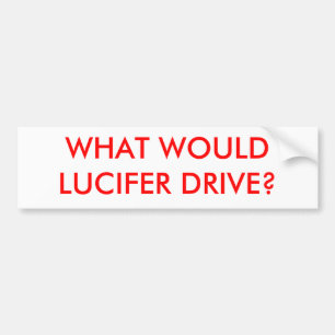 ADESIVO PARA CARRO QUE LUCIFER CONDUZIRIA?