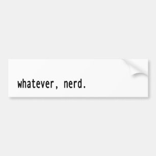 Adesivo Para Carro Que seja, nerd