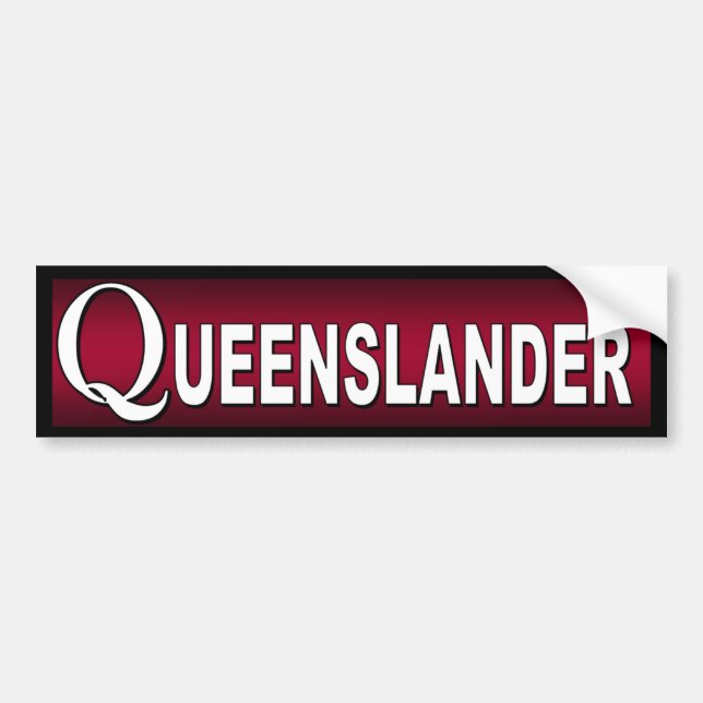 Adesivo Para Carro Queenslander. Australianos que vivem em (Frente)