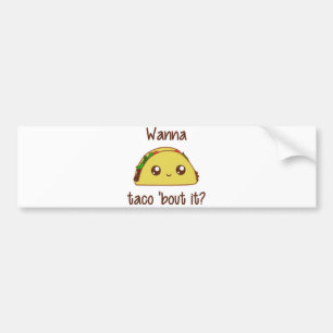 Adesivo Para Carro Queira o ataque ao Taco 'ele?