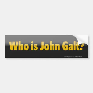 Adesivo Para Carro Quem é John Galt? Autocolante no vidro traseiro