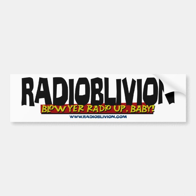 Adesivo Para Carro RadiOblivion - explosão (Frente)