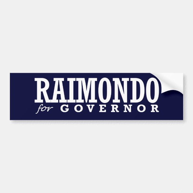 ADESIVO PARA CARRO RAIMONDO PARA O GOVERNADOR 2014 (Frente)