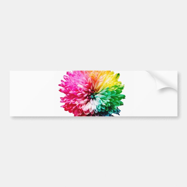 Adesivo Para Carro rainbow flower (Frente)