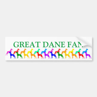 Adesivo Para Carro Rainbow Great Danes