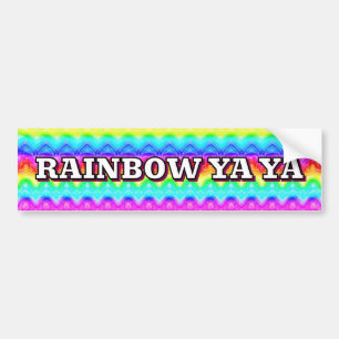 ADESIVO PARA CARRO RAINBOW YA YA