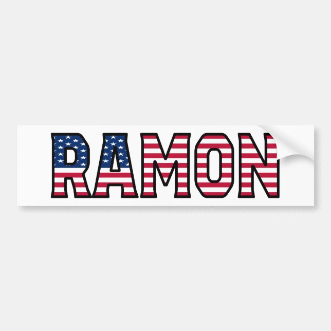 Adesivo Para Carro Ramon Name Vorname USA Aufkleber Sticker Auto (Frente)