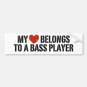 Adesivo Para Carro Rapariga de Bass Players