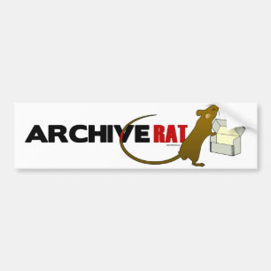 Adesivo Para Carro Rato do arquivo (versão 2)