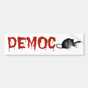ADESIVO PARA CARRO RATOS DEMOC