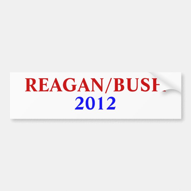 ADESIVO PARA CARRO REAGAN/BUSH, 2012 (Frente)