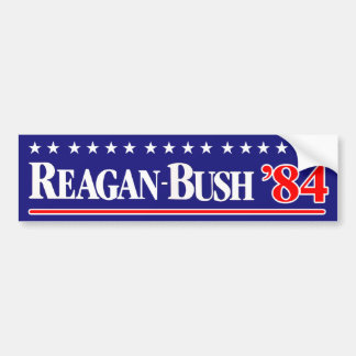 Adesivo Para Carro Reagan Bush 84