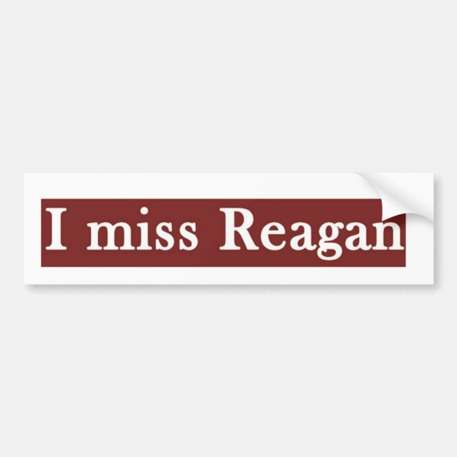 Adesivo Para Carro Reagan "MIM SENHORITA REAGAN' (Frente)