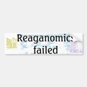 Adesivo Para Carro Reaganomics falhou