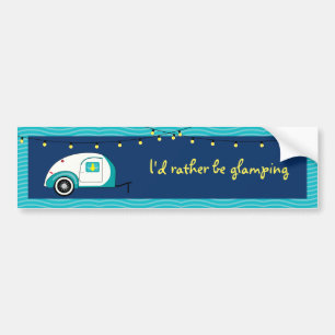 Adesivo Para Carro Reboque feliz da lágrima do vintage de
