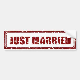 Adesivo Para Carro Recem casados