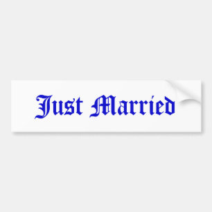 Adesivo Para Carro Recem casados