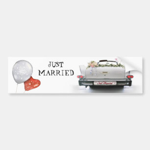 Adesivo Para Carro Recem casados
