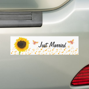 Adesivo Para Carro Recem casados Bumble Bumper Bee Bumper Sticker
