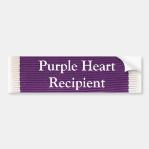 Adesivo Para Carro Receptor de Purple Heart