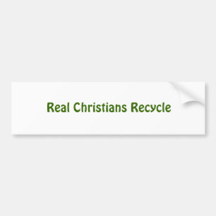 Adesivo Para Carro Reciclar real dos cristãos