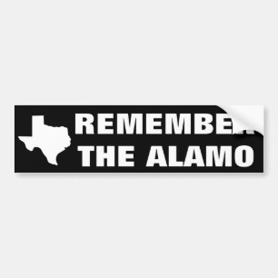 Adesivo Para Carro Recorde o Alamo