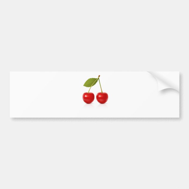 Adesivo Para Carro Red Cherries (Frente)